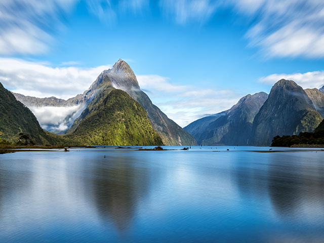Cruising Milford Sound, New Zealand