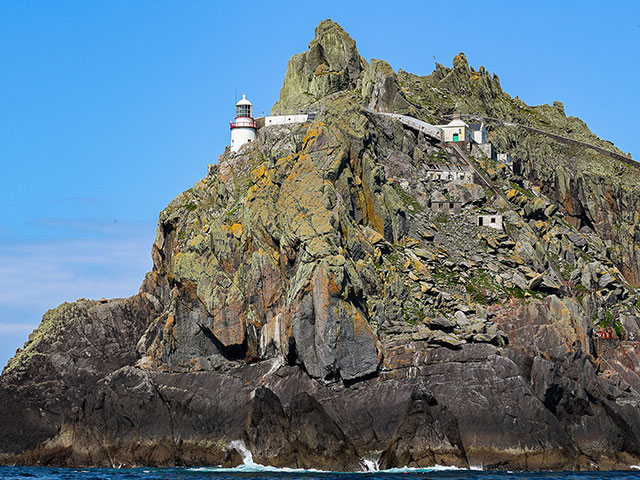 Tiaracht island with lighthouse, Ireland