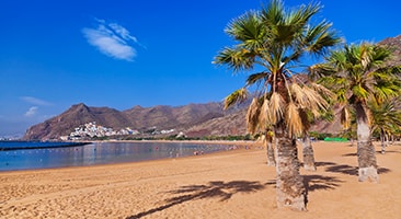 Beach Teresitas in Tenerife Beach Teresitas in Tenerife
