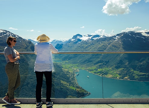 Olden, Norway Springtime Scenery of the Fjordland