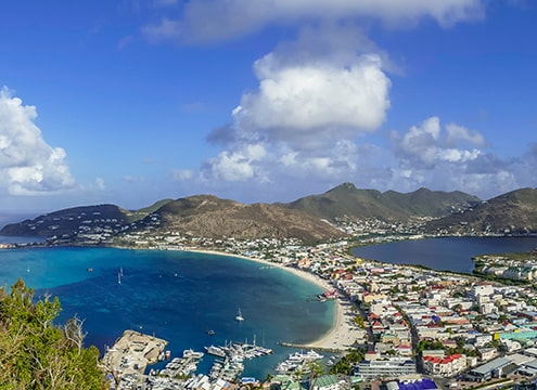 Philipsburg, St. Maarten Uncrowded Caribbean Islands with Havana
