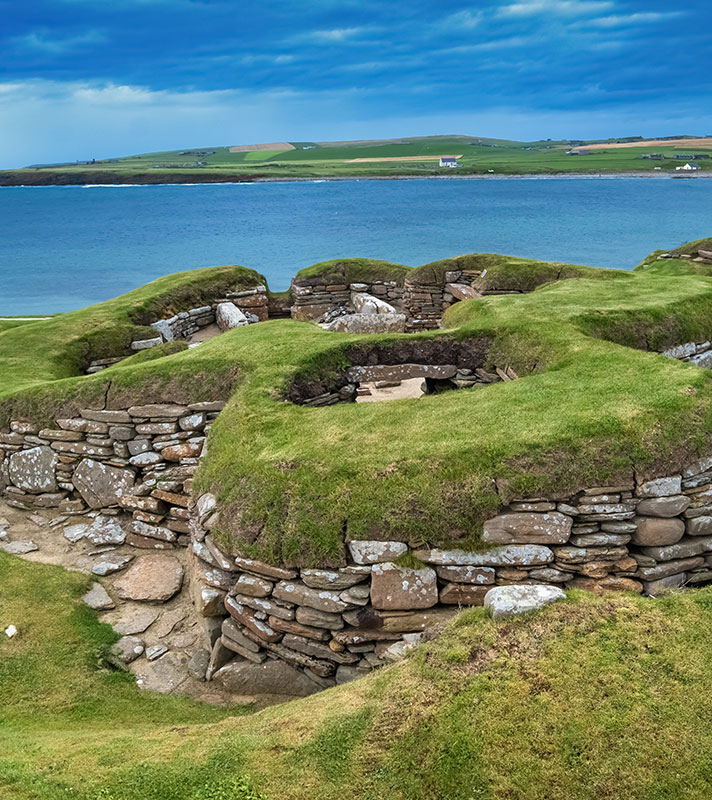 Skara Brae, UNESCO World Heritage Site, Scotland, UK Skara Brae, UNESCO World Heritage Site, Scotland, UK