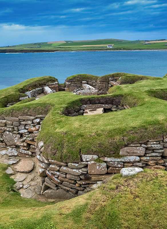 Skara Brae, UNESCO World Heritage Site, Scotland, UK Skara Brae, UNESCO World Heritage Site, Scotland, UK