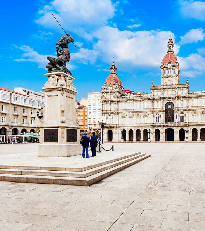 City hall, La Coruna, Spain City hall, La Coruna, Spain