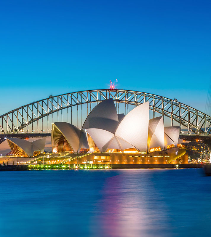 Sydney opera house and bridge, Australia Sydney opera house and bridge, Australia