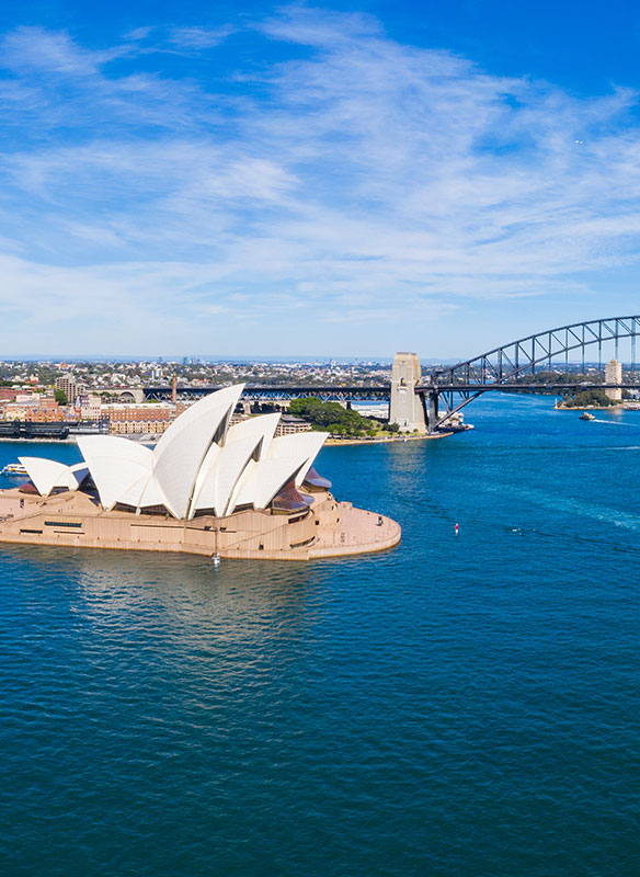 Sydney bridge and opera house, Australia Sydney bridge and opera house, Australia
