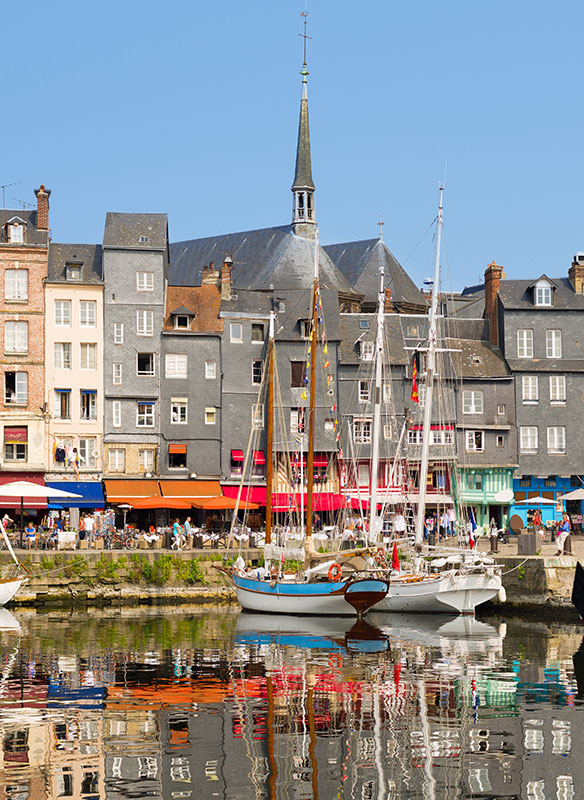 Honfleur harbour, France Honfleur harbour, France