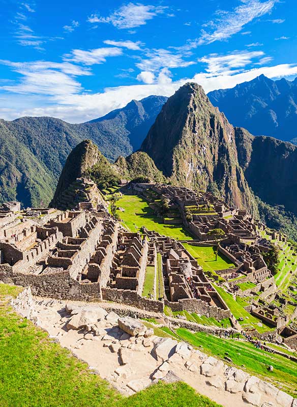 The lost city of Machu Picchu, Peru The lost city of Machu Picchu, Peru