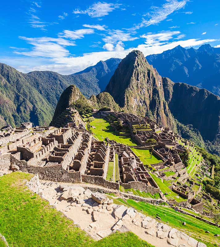 The lost city of Machu Picchu, Peru The lost city of Machu Picchu, Peru