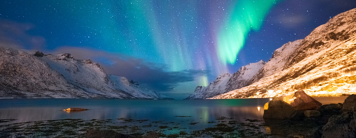 Northern lights in Tromso, Norway