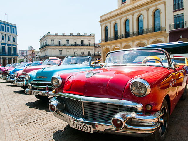 Vintage cars in Havana, Cuba