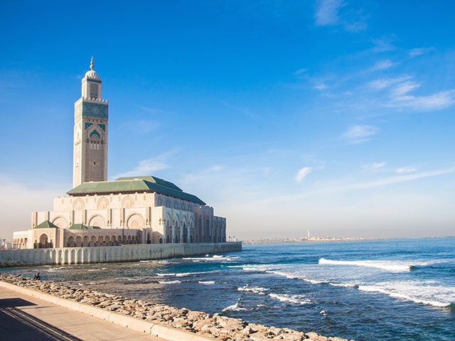 Mosque Hassan II in Casablanca, Morocco