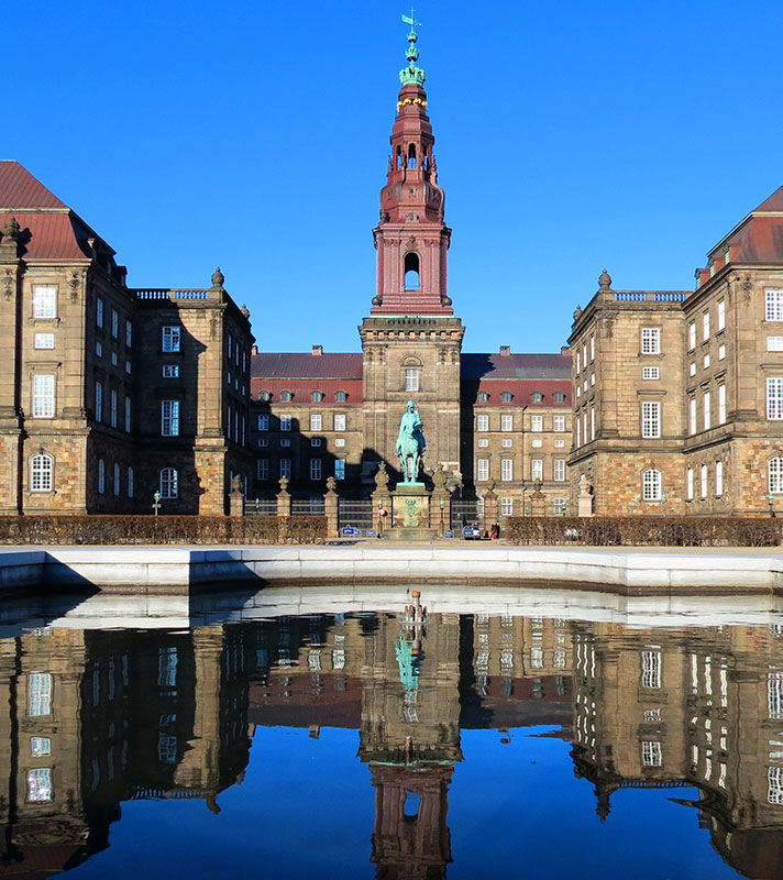 Christianborg palace in Copenhagen Christianborg palace in Copenhagen