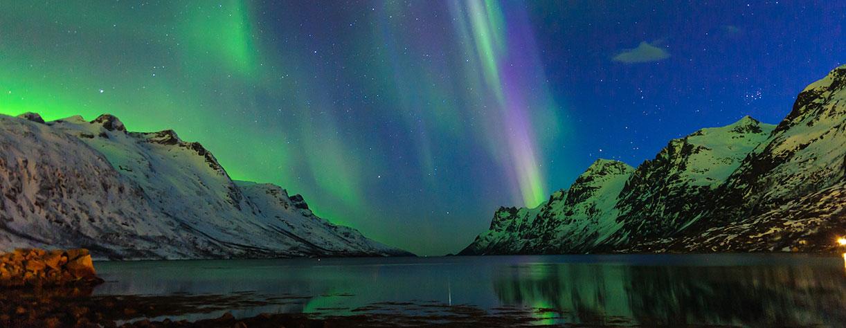 Northern lights in Tromso, Norway