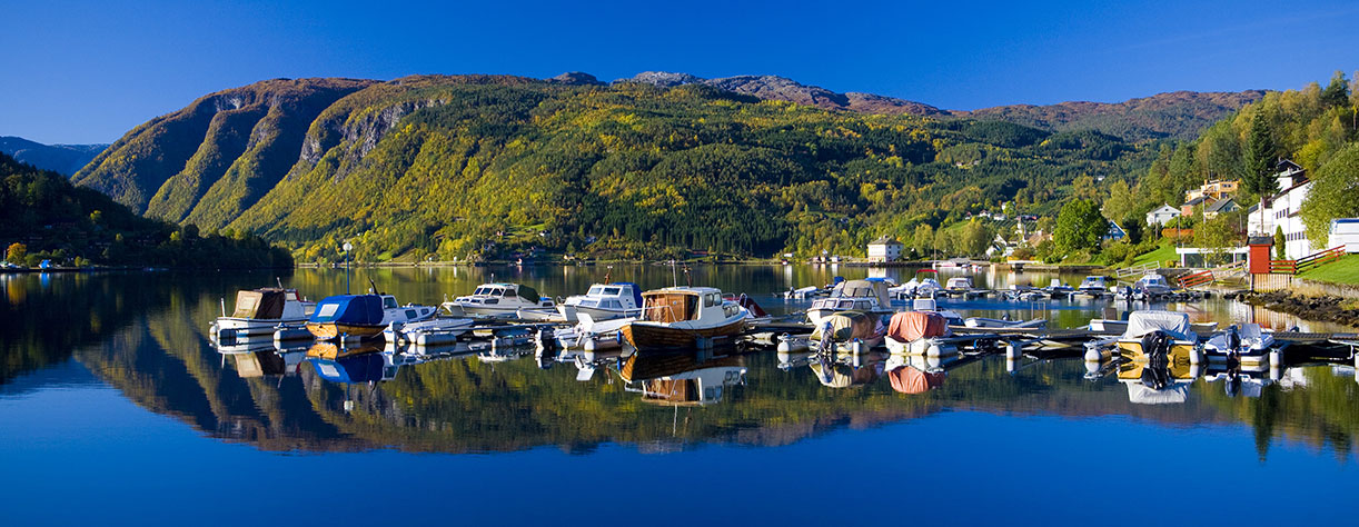 Fjord in Ulvik, Norway