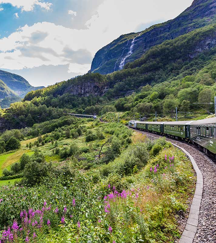 Flam railway, Norway Flam railway, Norway