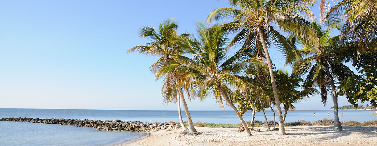 Key West Beach in Florida Keys, USA