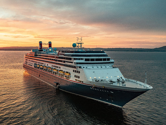 Borealis at sea