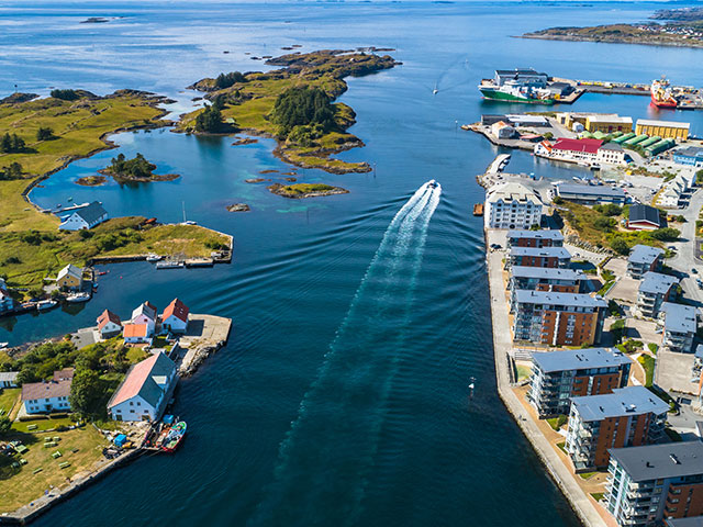 View of Haugesund, Norway.