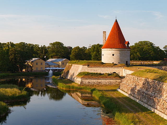 Kuressaare Castle in Saaremaa, Estonia. 