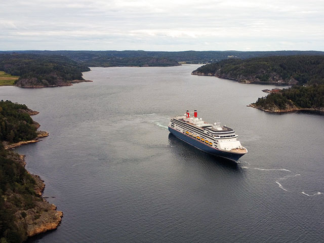 Bolette cruising Gullmarsfjorden, Sweden