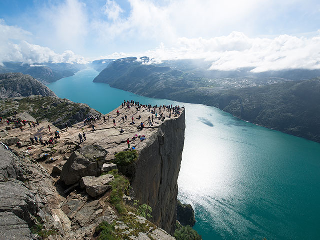 The Pulpit rock, Norway