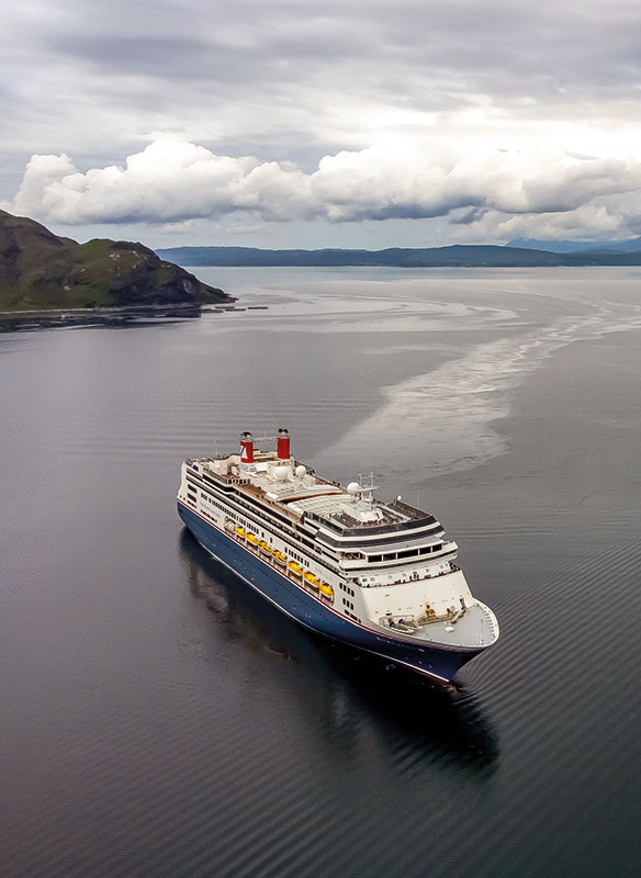 Borealis cruising Loch Hourn, Scotland