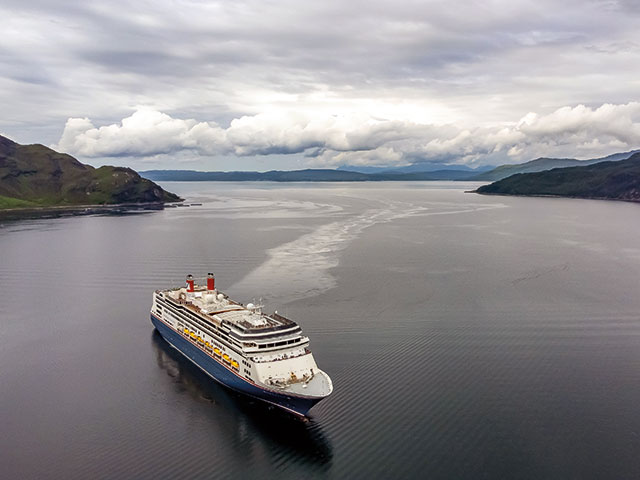 Borealis cruising Loch Hourn, Scotland