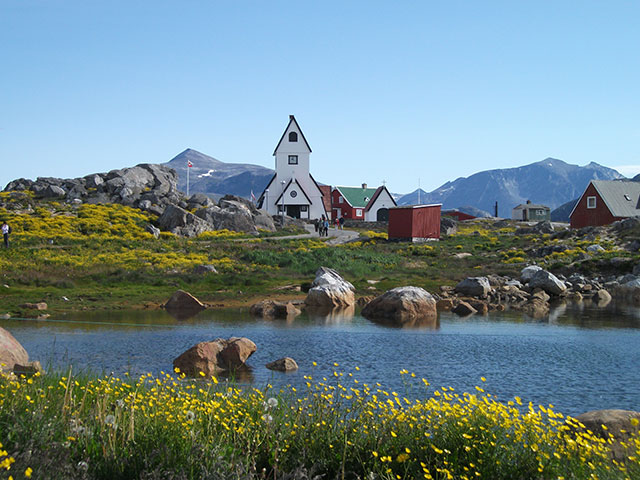 Church in Nanortalik in Greenland