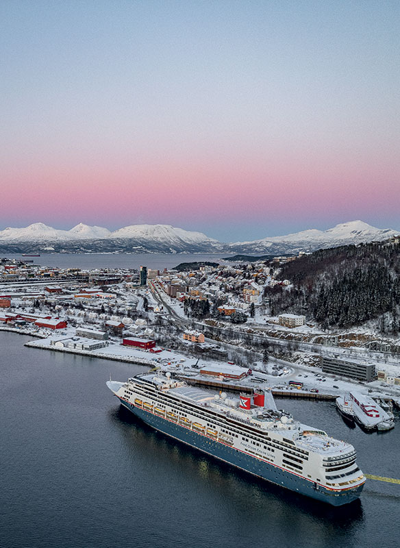 Borealis docked in Narvik, Norway