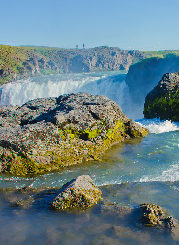 Godafoss waterfall in Iceland