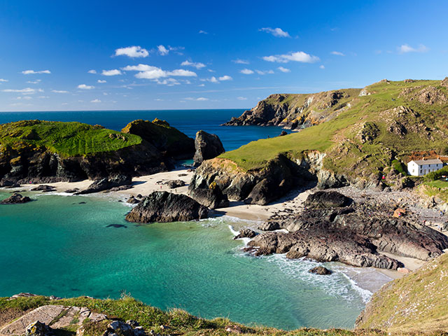 Kynance Cove on the Lizard Peninsula Cornwall England UK