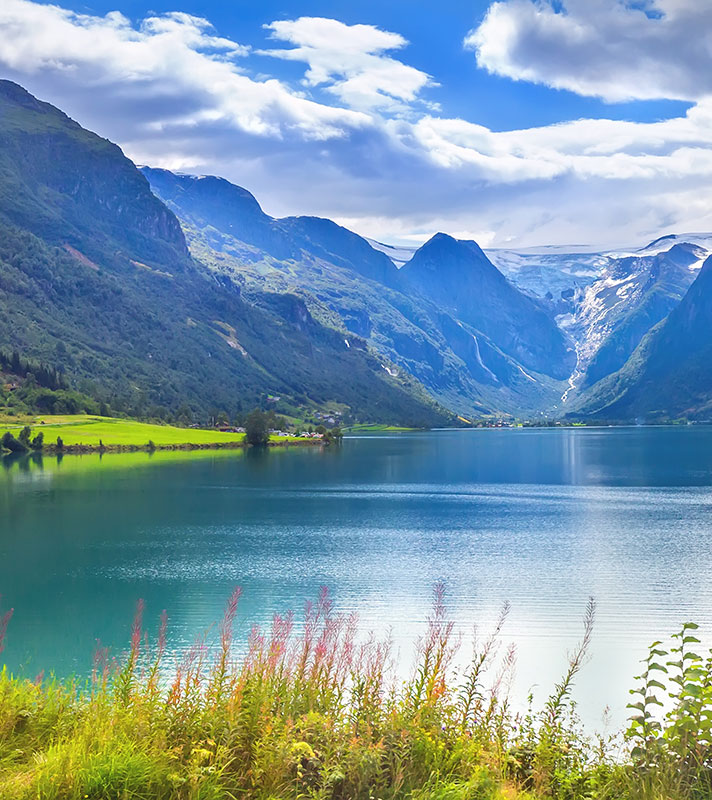 Autumn Fjords of Norway