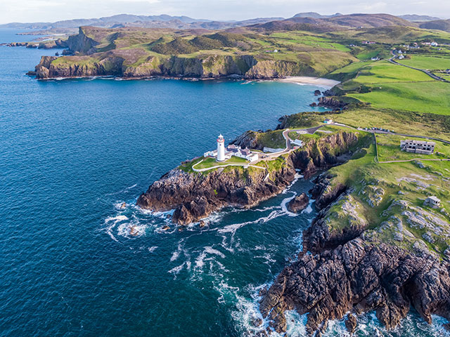 Fanad Head Lighthouse County Donegal Lough Swilly and Mulroy Bay