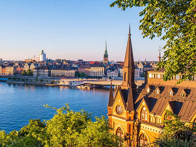 Beautiful view of Stockholm, Sweden
