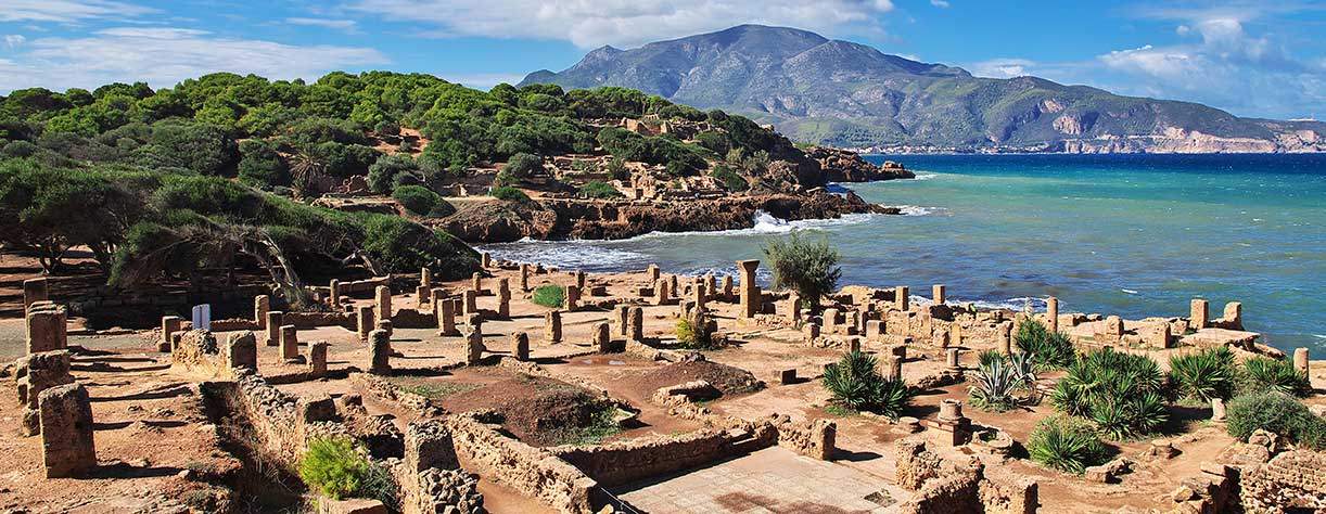 Tipaza Roman ruins in AlgeriA