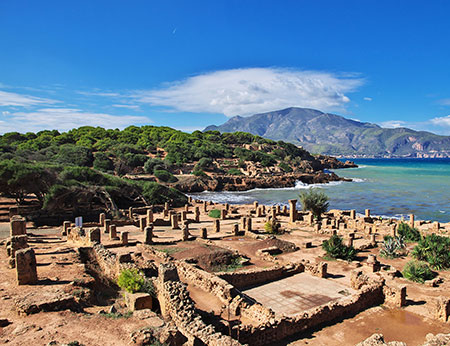 Tipaza Roman ruins in Algeria
