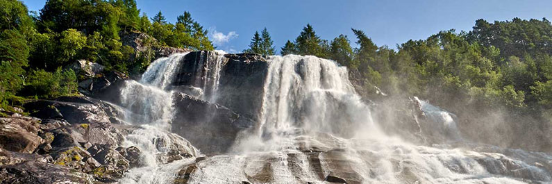 Furebergfossen Waterfall, Norway