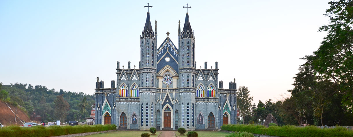 St Lawrence Minor Basilica at Attur, Karkala, Mangalore, Karnataka, India