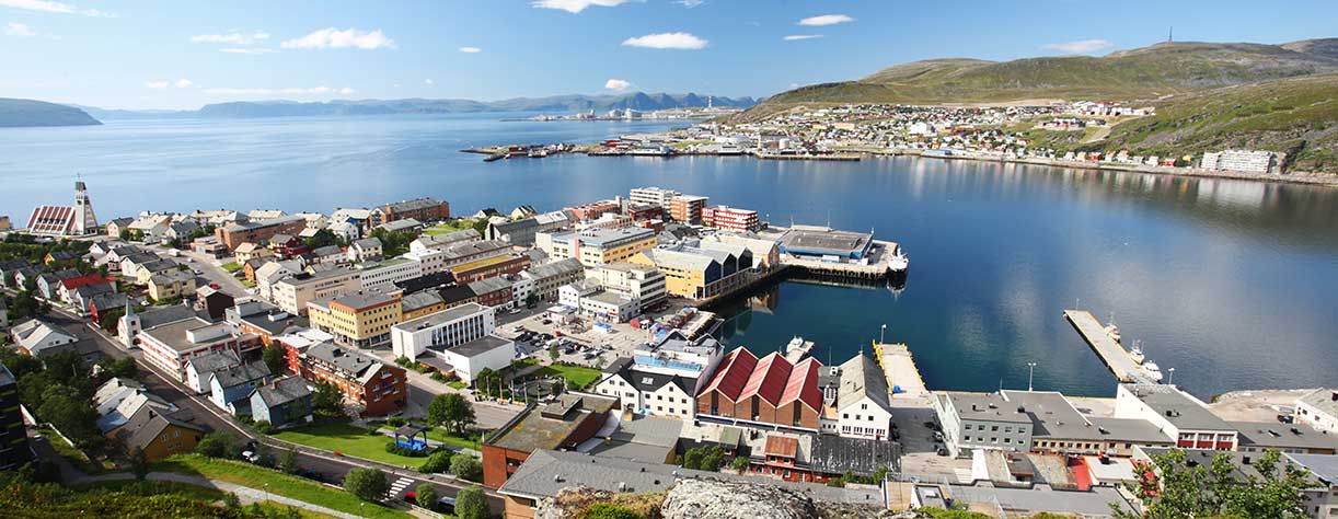Hammerfest town, Norway