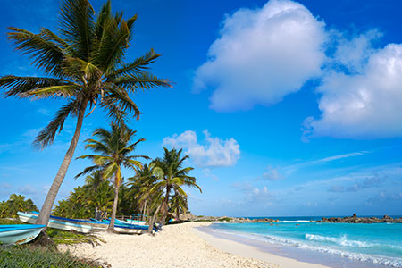 Chen Rio beach Cozumel island in Riviera Maya of Mayan Mexico