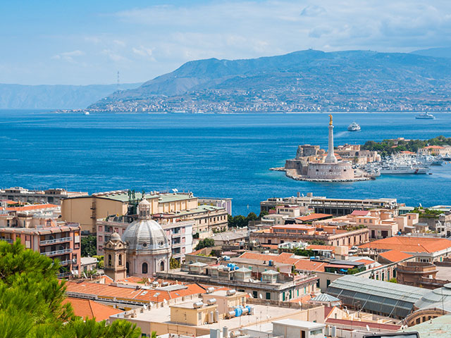 Cruise Strait of Messina, Italy