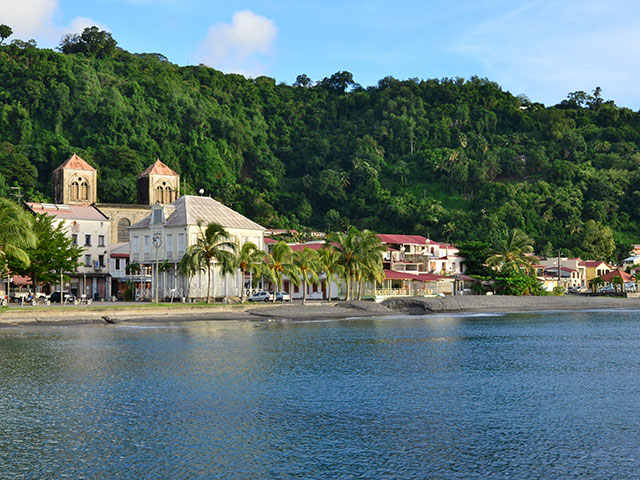 Martinique, the picturesque city of Fort de France in West Indies