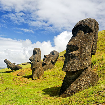 Moais statues, Easter Island