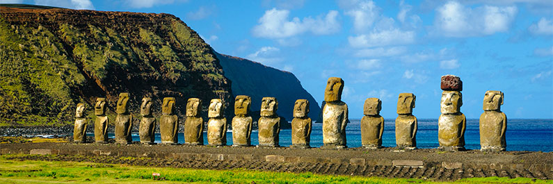 Moais statues, Easter Island