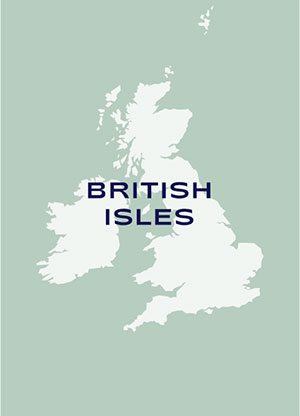 British Isles regional cruise map