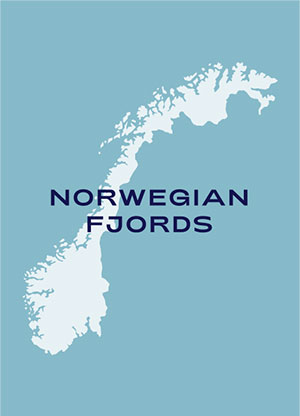 Norwegian Fjords regional cruise map