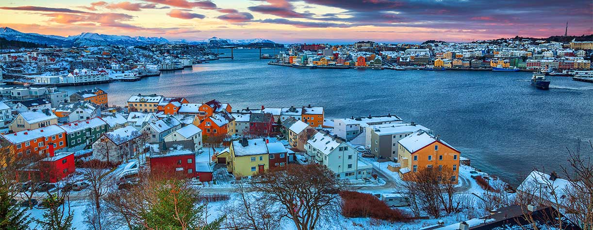 View of Kristiansund, Norway