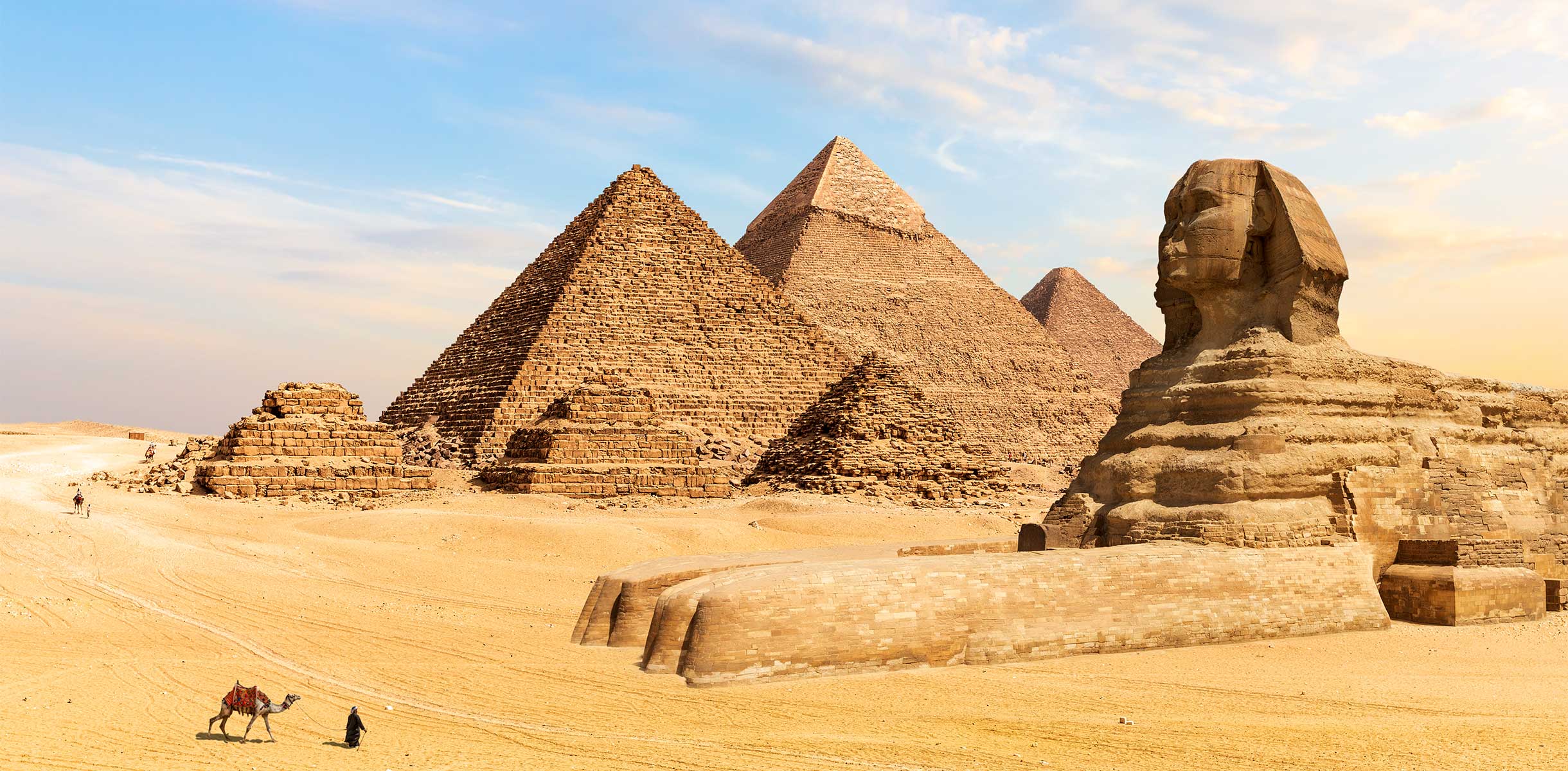 Enjoy a visit to the Pyramid of Giza on a cruise to the Mediterranean