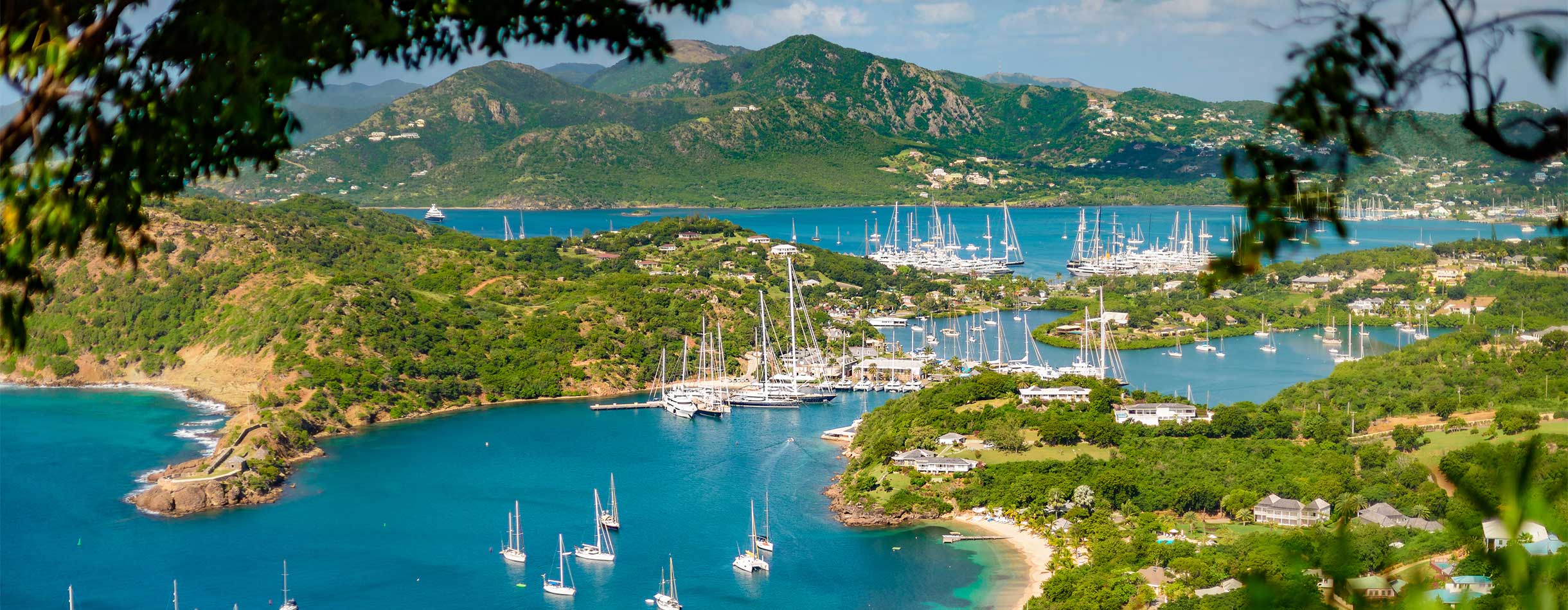 English harbour and Nelsons Dockyard in Antigua and Barbuda